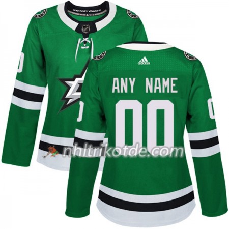 Dallas Stars Trikot Custom Adidas 2017-2018 Kelly Grün Authentic - Dame